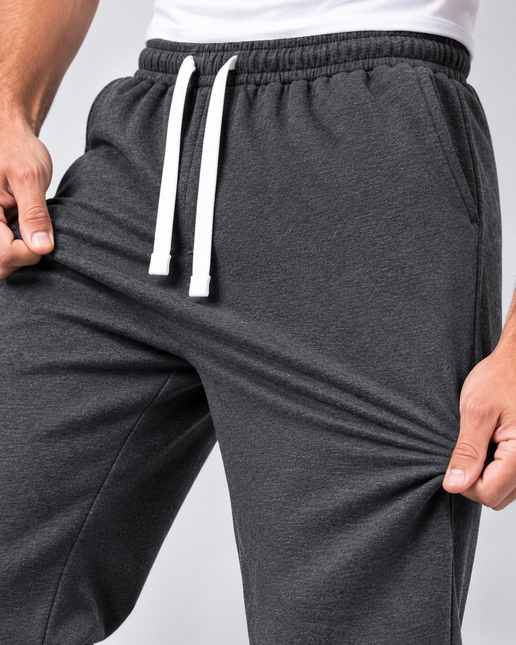 Men's Joggers – Drawstring Waist, Loose Fit