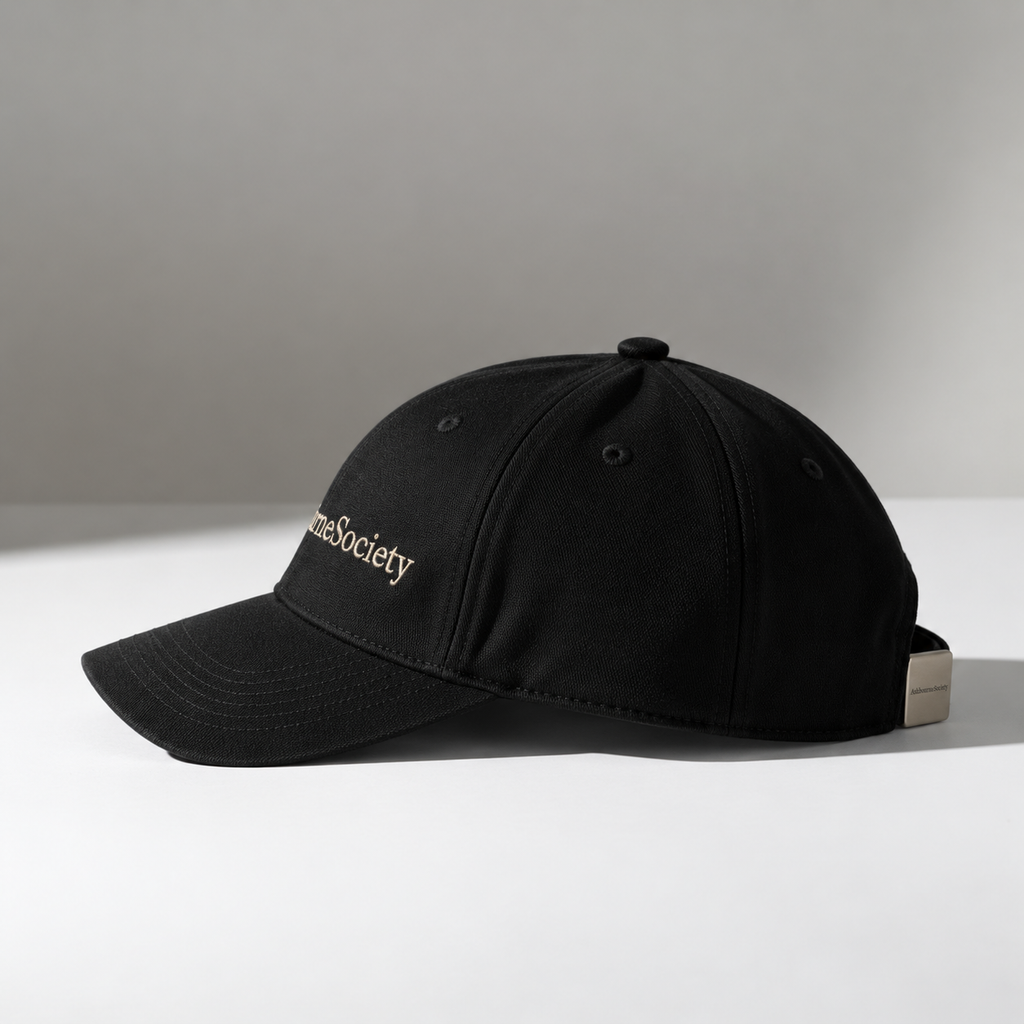 AshbourneSociety Cap - Black Baseball Cap