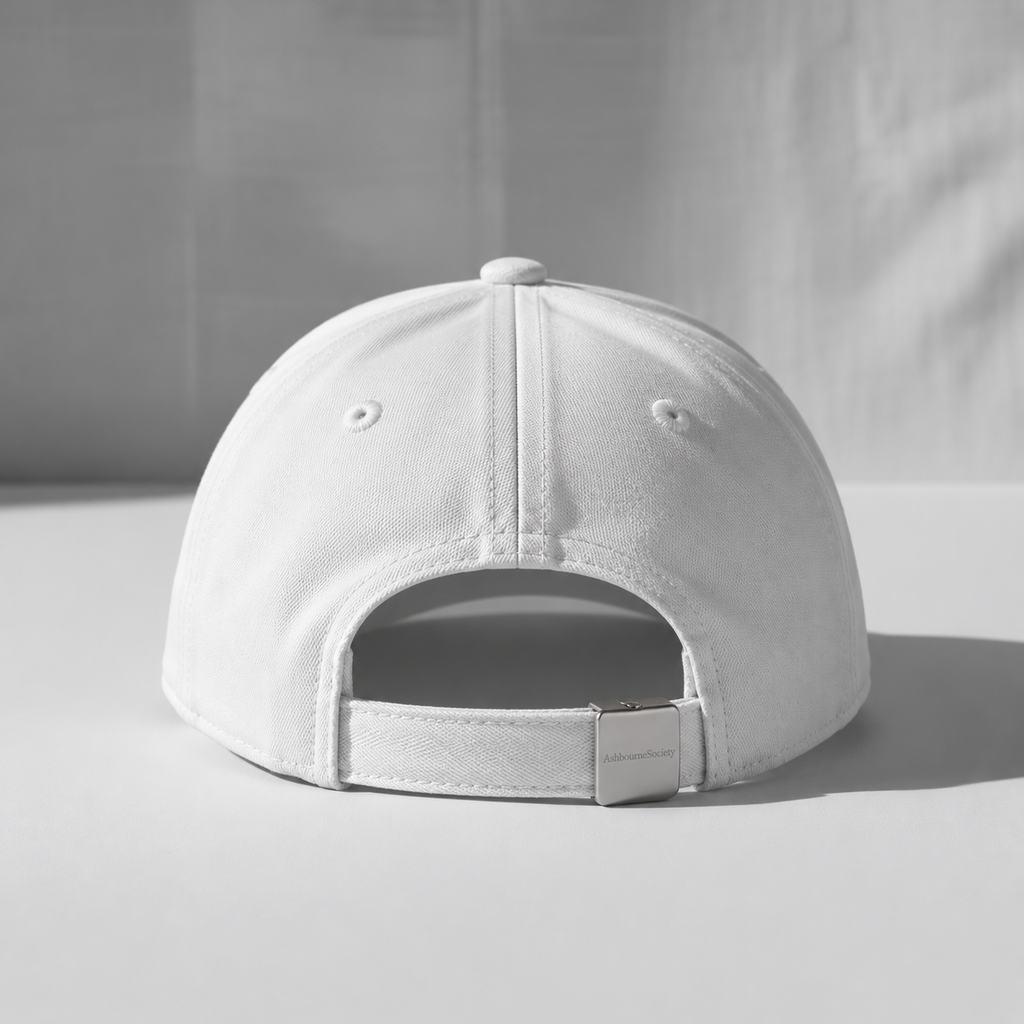 AshbourneSociety Cap - White Baseball Cap