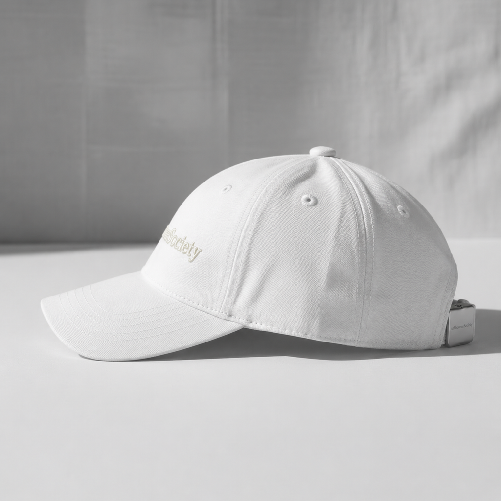 AshbourneSociety Cap - White Baseball Cap