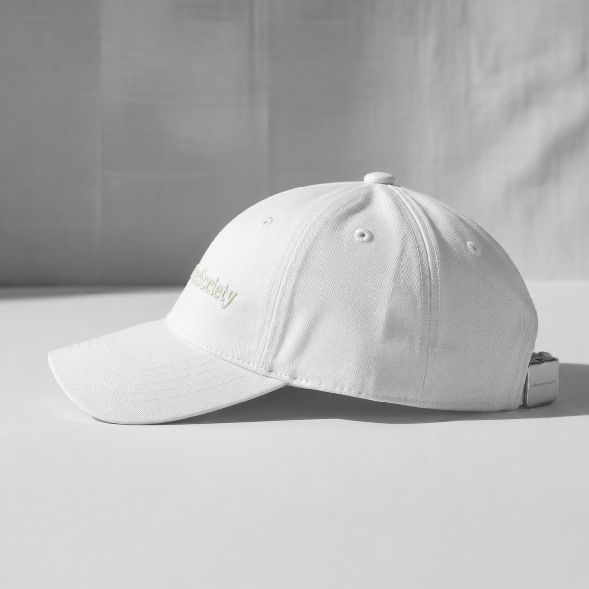 AshbourneSociety Cap - White Baseball Cap