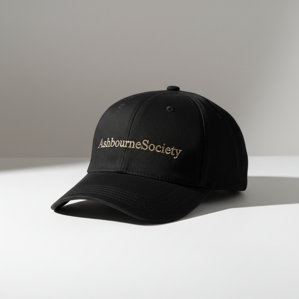 AshbourneSociety Cap - Black Baseball Cap